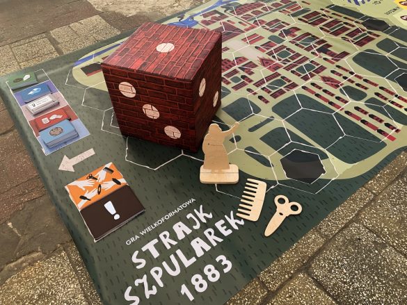 Wielkoformatowa gra o historii Strajku Szpularek 1883